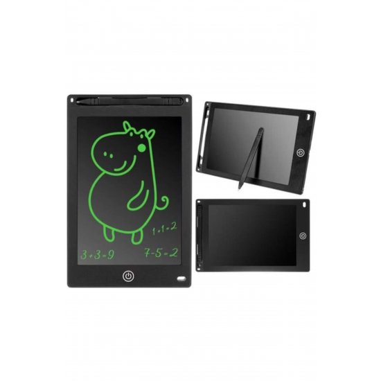 Φορητό tablet LCD 8,5 ιντσών γραφής και σχεδίου με γραφίδα, μαύρο