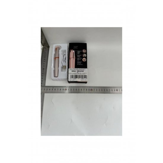 Περικοπή προσώπου, Flippy, για φρύδια, φόρτιση USB, 1,5 x 13 cm, ABS, σαμπάνια