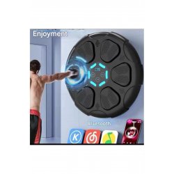 Διαδραστική μηχανή πυγμαχίας, Bluetooth, οθόνη διάτρησης, στόχος LED, βάση τοίχου, για ενήλικες/παιδιά