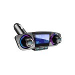 Πολυλειτουργικό κιτ αυτοκινήτου, hands-free, Bluetooth, πομπός FM, MP3, διπλός φορτιστής USB, κάρτα TF