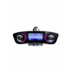 Πολυλειτουργικό κιτ αυτοκινήτου, hands-free, Bluetooth, πομπός FM, MP3, διπλός φορτιστής USB, κάρτα TF