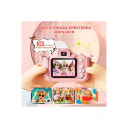 ® Ψηφιακή κάμερα για παιδιά, Μοντέλο Unicorn, 48MP, 1080P HD, Ροζ
