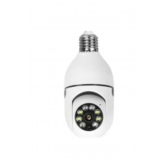 Κάμερα παρακολούθησης βίντεο Wi-Fi IP, LED Smart-Bulb HD, Αισθητήρας κίνησης, Εφαρμογή για κινητά