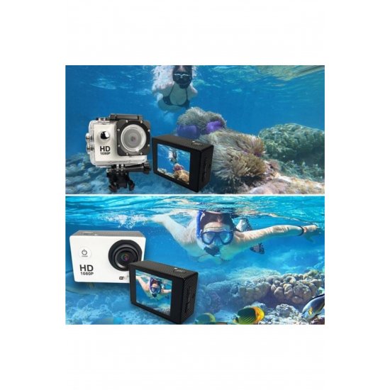 Κάμερα sport de actiune HD 1080P, WiFi, ecran 2
