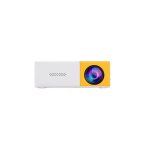 Μίνι φορητός προβολέας, Full HD 1080p, 1000 lumens, LED, με τηλεχειριστήριο, HDMI & USB, λευκό-κίτρινο