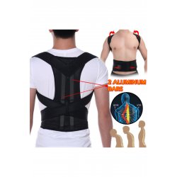 Διορθωτής στάσης πλάτης M898, Unisex, Παιδιά - Ενήλικες, Μαύρο