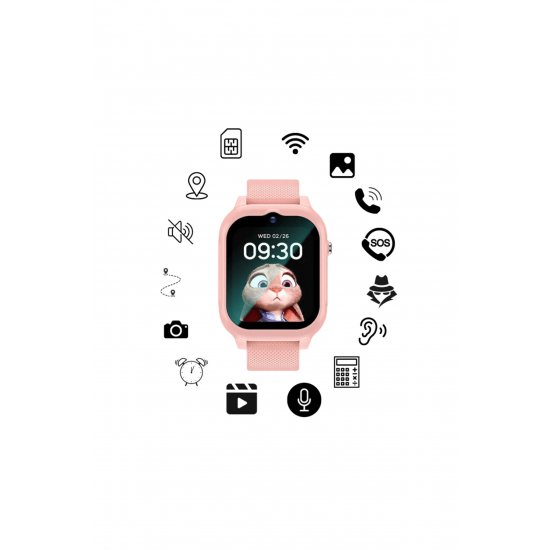 Smartwatch για παιδιά με κάρτα SIM, GPS, κάμερα, βιντεοφωνητική κλήση, λειτουργία κατασκοπείας, κουμπί SOS, K10