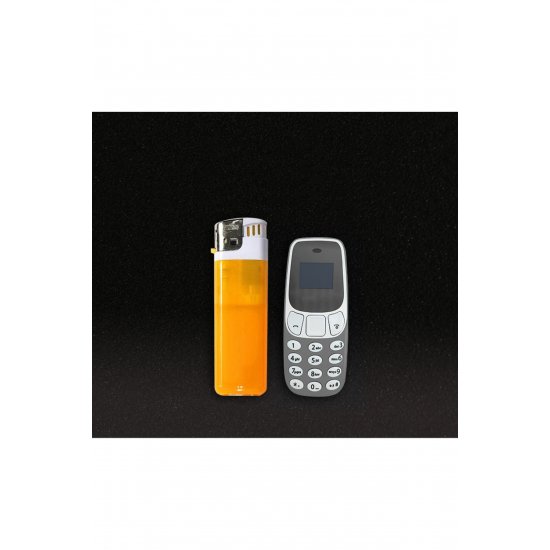 Μίνι τηλέφωνο MBM10, DualSim, 350 mAh, Γκρι