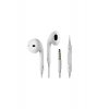 Ακουστικά in-ear με μικρόφωνο, Jack 3,5mm, καθαρός ήχος, ισχυρά μπάσα, έλεγχος κλήσης/μουσικής, λευκό