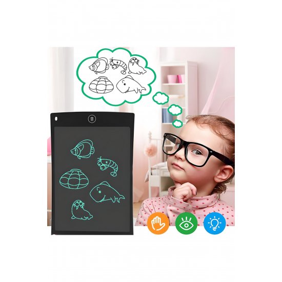Σχέδιο γραφής tablet LCD M119, 8,5 ιντσών, ABS, για παιδιά, Σκουπίστε, Κλείδωμα Σχέδιο γραφής tablet LCD M119, 8,5 ιντσών, ABS, για παιδιά, Σκουπίστε, Κλείδωμα
