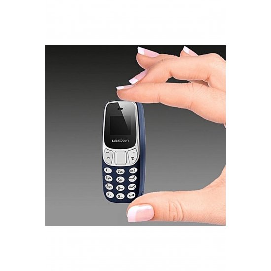 ΜΙΝΙ ΤΗΛΕΦΩΝΟ DUAL SIM ΜΕ ΡΑΔΙΟΦΩΝΟ FM ΚΑΙ BLUETOOTH, ΜΠΛΕ