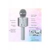Ασύρματο μικρόφωνο Karaoke MWS858, Επαναφορτιζόμενο, Ηχείο, Γκρι