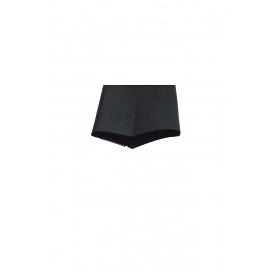 Προστατευτική ταινία Spoiler, Universal Car Tuning Bumper Ruber, Μαύρο, 2,5 M