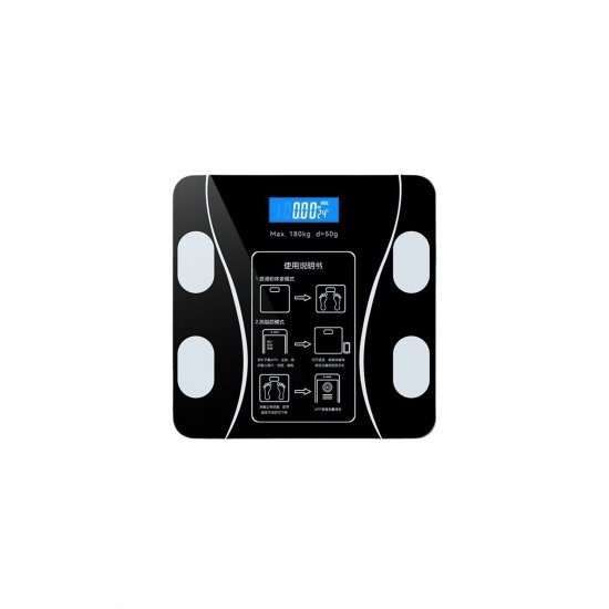 Ζυγαριά σώματος Smart M8501, Bluetooth Intelligent App, Ηλεκτρονική, Μαύρο Ζυγαριά σώματος Smart M8501, Bluetooth Intelligent App, Ηλεκτρονική, Μαύρο
