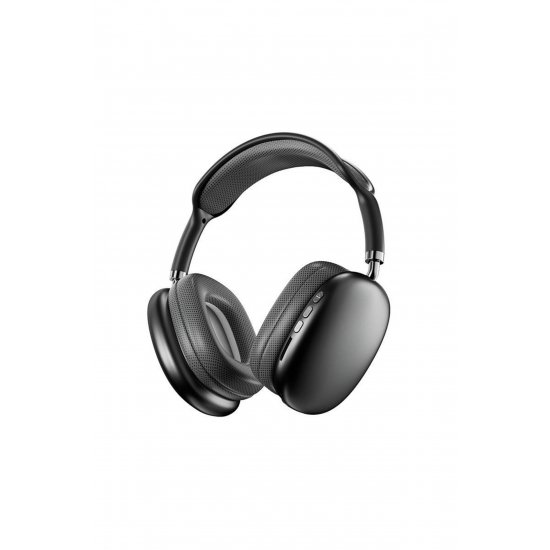 Casti On Ear MP9 Plus, Bluetooth, MicroSD, Ραδιόφωνο, Negru