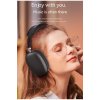 Casti On Ear MP9 Plus, Bluetooth, MicroSD, Ραδιόφωνο, Negru