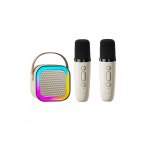 Ηχείο Karaoke με 2 Έξυπνα Μικρόφωνα, Σύνδεση Bluetooth, iOS/Android