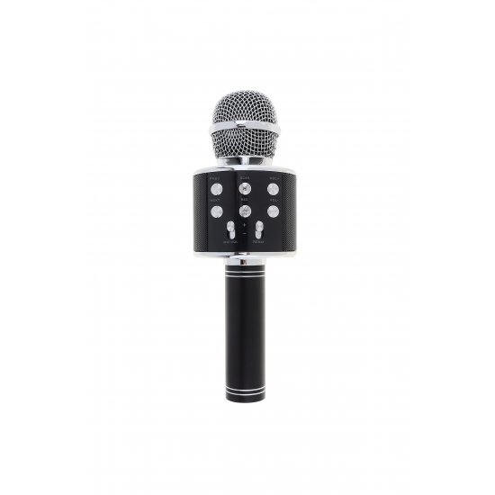 Μικρόφωνο Karaoke MWS858, Bluetooth, Επαναφορτιζόμενο, Μαύρο Μικρόφωνο Karaoke MWS858, Bluetooth, Επαναφορτιζόμενο, Μαύρο