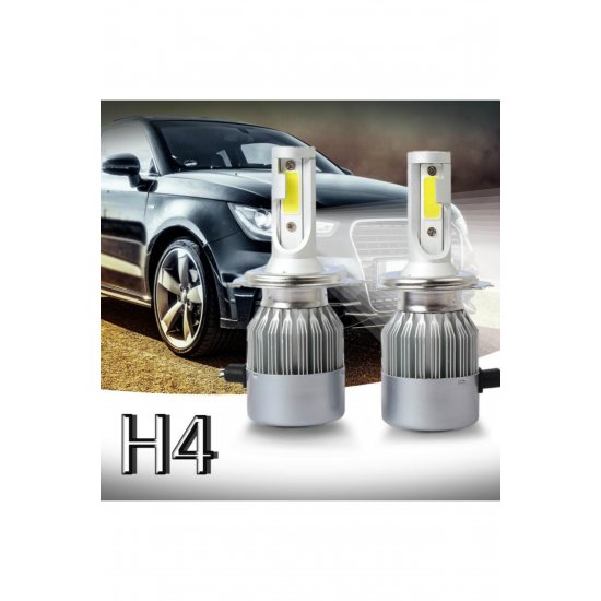 Κιτ 2 λαμπτήρων αυτοκινήτου MC6, τεχνολογίας Led, Μοντέλο H4, 36W
