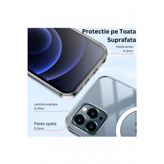 Θήκη IPhone 15 ProMax D&K, με φόρτιση Magsafe, Σιλικόνη, Διαφανές Θήκη IPhone 15 ProMax D&K, με φόρτιση Magsafe, Σιλικόνη, Διαφανές