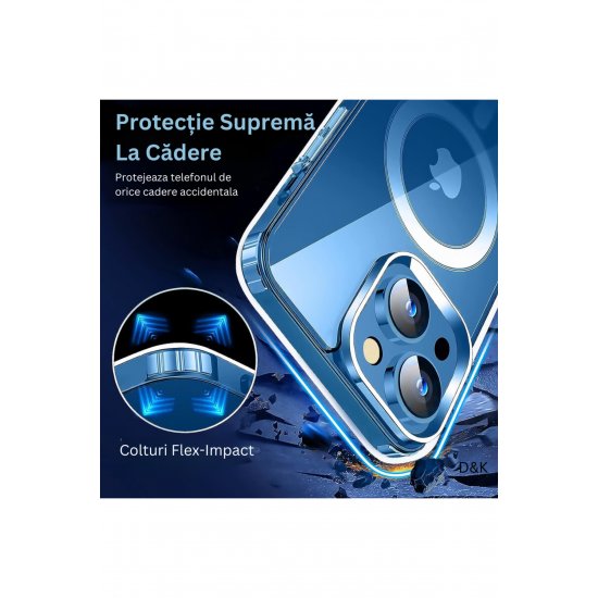 Θήκη IPhone 15 ProMax D&K, με φόρτιση Magsafe, Σιλικόνη, Διαφανές Θήκη IPhone 15 ProMax D&K, με φόρτιση Magsafe, Σιλικόνη, Διαφανές
