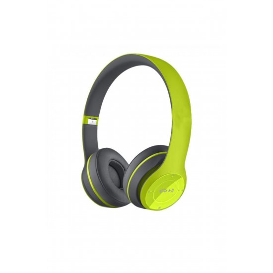 Ασύρματα ακουστικά P47 Πράσινα με μικρόφωνο bluetooth