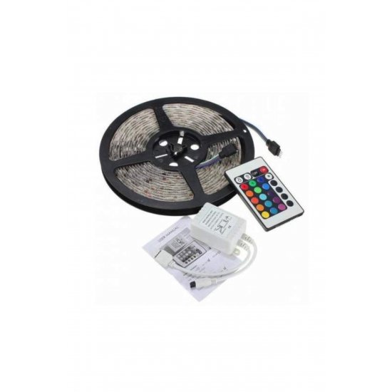 Κιτ λωρίδων LED, διασυνδεδεμένο έγχρωμο (rgb) - 5m - πλήρες σετ
