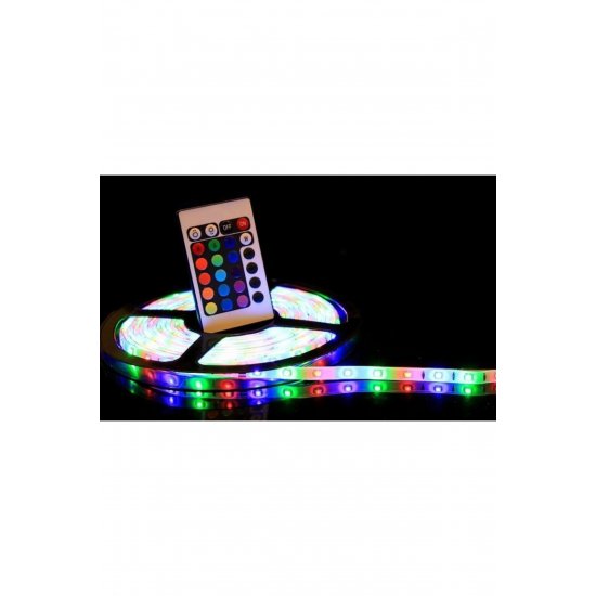 Κιτ λωρίδων LED, διασυνδεδεμένο έγχρωμο (rgb) - 5m - πλήρες σετ
