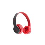 Ασύρματα ακουστικά P47 Κόκκινο με μικρόφωνο bluetooth