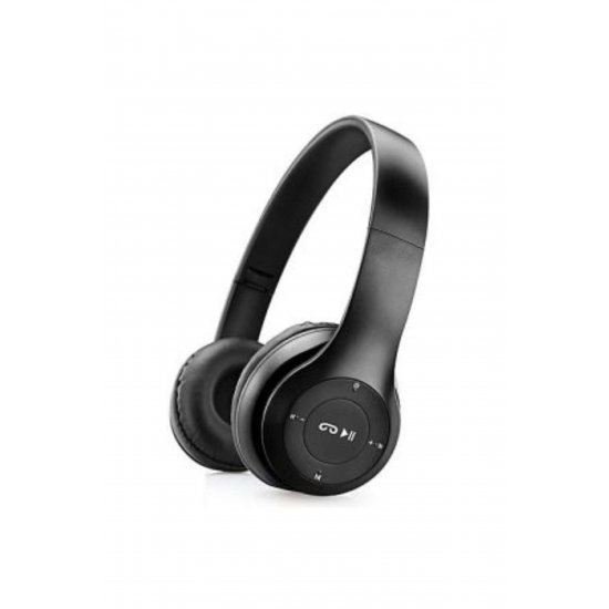 Ασύρματα ακουστικά P47 Μαύρο με μικρόφωνο bluetooth