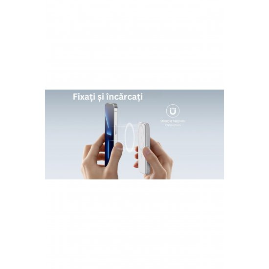 Magsafe Magnetic Battery 10000mAh, Fast Charge 22,5W για iPhone 16/15/14/13/12/11, Λευκό