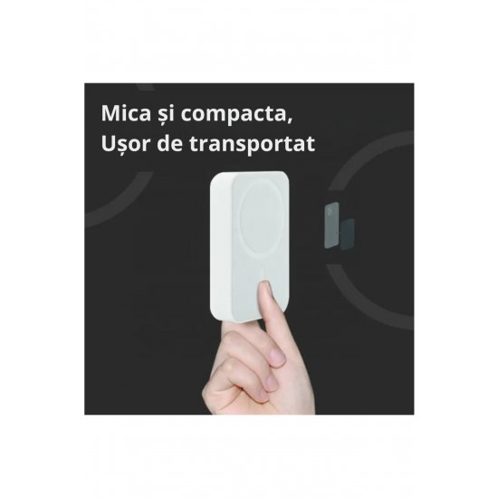 Magsafe Magnetic Battery 10000mAh, Fast Charge 22,5W για iPhone 16/15/14/13/12/11, Λευκό