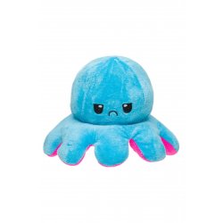Αναστρέψιμο Octopus Λούτρινο Παιχνίδι, Φούξια & Μπλε, 14 cm Αναστρέψιμο Octopus Λούτρινο Παιχνίδι, Φούξια & Μπλε, 14 cm