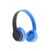 Ασύρματα ακουστικά P47 Μπλε με μικρόφωνο bluetooth Ραδιόφωνο, Aux, κάρτα SD