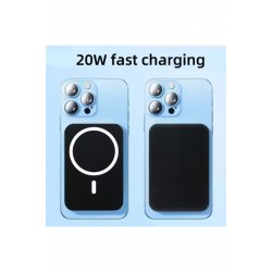 Magsafe Magnetic Battery 10000mAh, FastCharge 22,5W για iPhone 16/15/14/13/12/11, Μαύρο