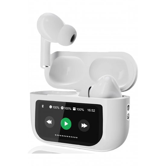 Casti In Ear True Ασύρματο Μπλεtooth 5.3 ANC, ψηφιακή οθόνη, Assent Vocal, Microfon, Touch