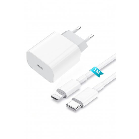 Φορτιστής Super Fast Charge 25W iPhone 14/13/12/11 Pro/Max, iPad, AirPods, Καλώδιο Lightning