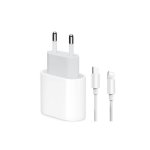 Φορτιστής iPhone 14/13/12/11 Pro/Max, iPad, AirPods, Type-C, Lightning Cable, Fast Charge 20W, Λευκό