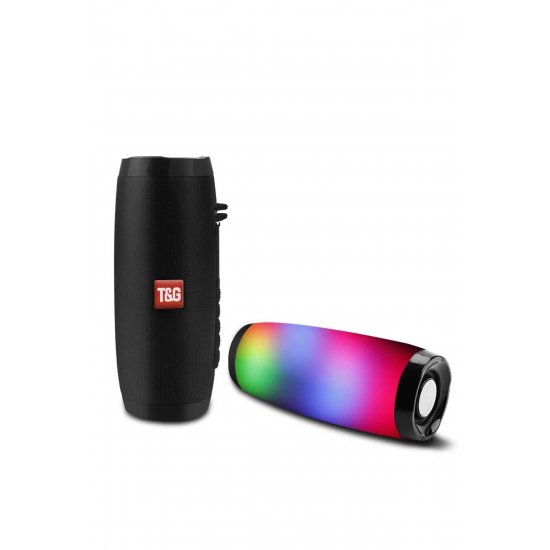 Φορητό ηχείο με φώτα RGB Bluetooth 360 surround ήχος 1200mah Αδιάβροχο