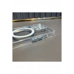 Προστατευτική θήκη για iPhone 14 Pro Max Mag Safe, 2 σε 1, σιλικόνη και ακρυλικό, διαφανές
