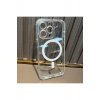 Προστατευτική θήκη για iPhone 14 Pro Max Mag Safe, 2 σε 1, σιλικόνη και ακρυλικό, διαφανές