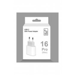 Πολύ γρήγορη φόρτιση Flippy Φορτιστής, 35W, Apple Compatible, USB-C to USB-C, Cordless, Λευκό