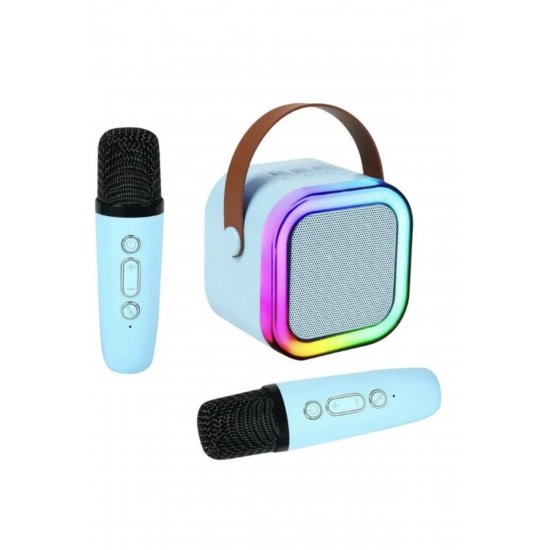 Φορητό ηχείο Karaoke με Bluetooth, 2 ασύρματα μικρόφωνα – Το τέλειο δώρο για τα παιδιά