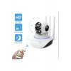 Κάμερα παρακολούθησης Wi-Fi 1080p 360° με 3 κεραίες, αμφίδρομος ήχος, IR, Παρακολούθηση κίνησης