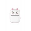 Μίνι φορητός εκτυπωτής φωτογραφιών, Flippy, USB, Bluetooth, Bear Model, 12 x 9 x 5 cm, Λευκό ροζ