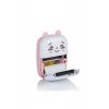 Μίνι φορητός εκτυπωτής φωτογραφιών, Flippy, USB, Bluetooth, Bear Model, 12 x 9 x 5 cm, Λευκό ροζ