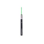 Φακός LED με Laser Pointer, USB, Μαύρος, 14 cm