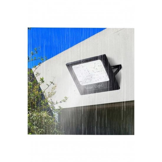 LED Floodlight/Ηλιακό Φωτιστικό Εξωτερικού Χώρου Flippy, 22x27Cm, 281 LED, 100W, IP67, Solar, Timer, Cool White