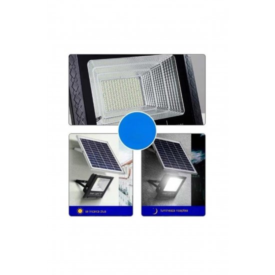 Flippy εξωτερικού χώρου Ηλιακός προβολέας LED, 22x27 cm, 248 SMD LED, 150W, IP67, Solar, χρονοδιακόπτης, ψυχρό λευκό