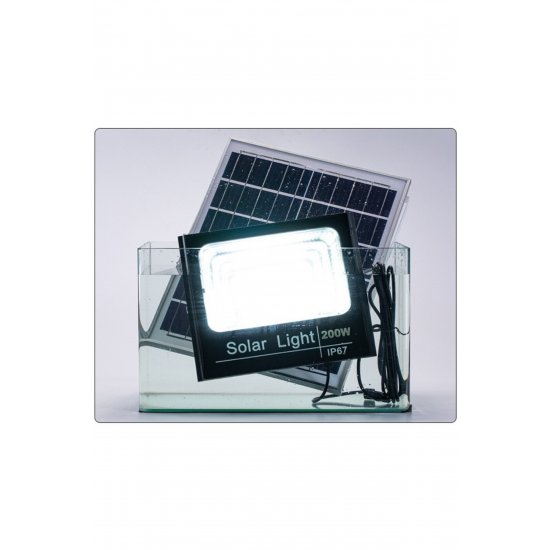Flippy εξωτερικού χώρου Ηλιακός προβολέας LED, 22x27 cm, 248 SMD LED, 150W, IP67, Solar, χρονοδιακόπτης, ψυχρό λευκό